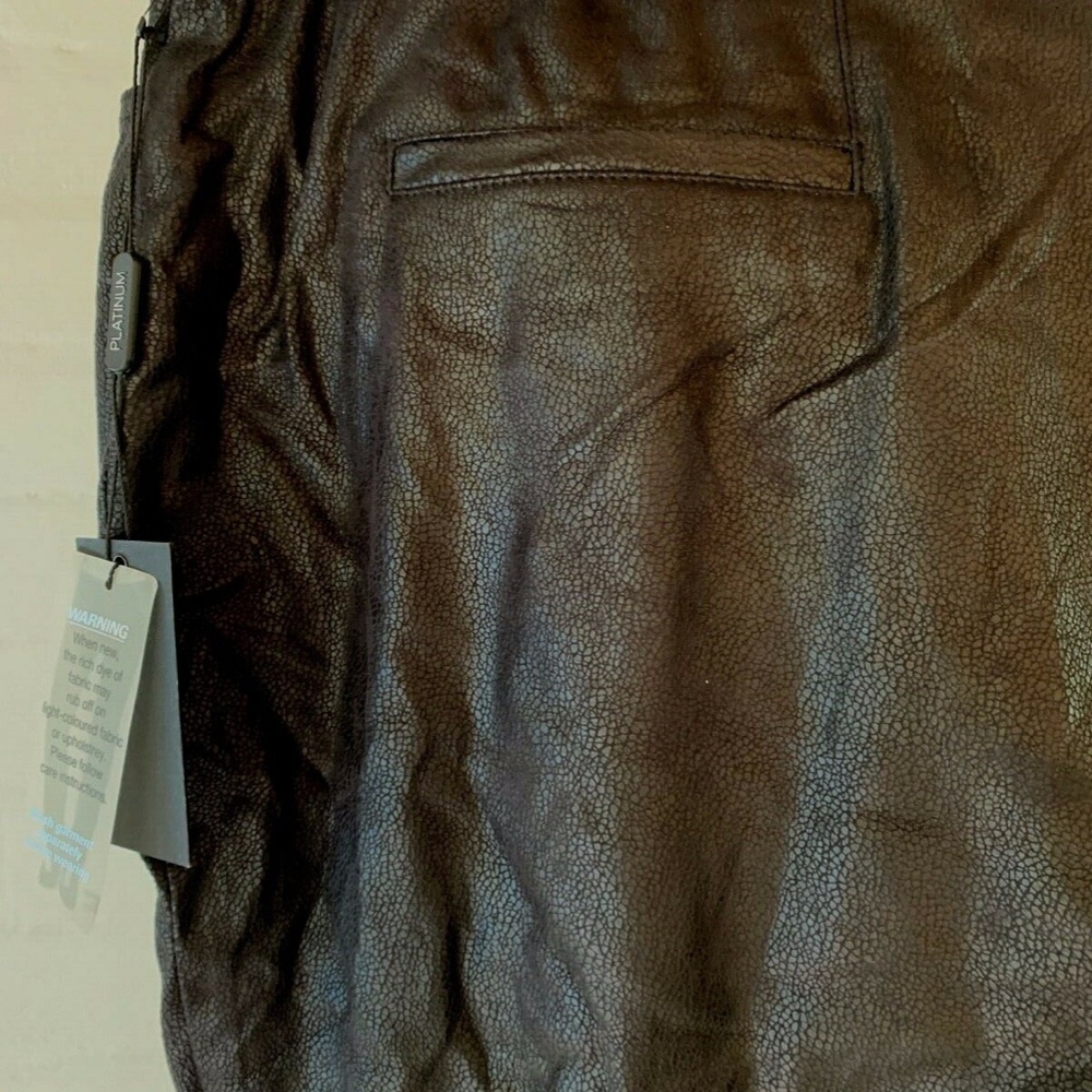 ABS Platinum Women's 20W Pull-on Pants Leather Look - Picture 6 of 8